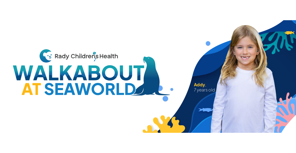 Rady Children's Health Walkabout at SeaWorld logo
