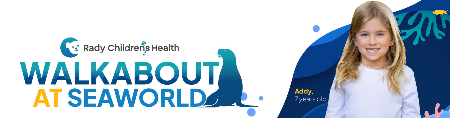 Rady Children's Health Walkabout at SeaWorld logo