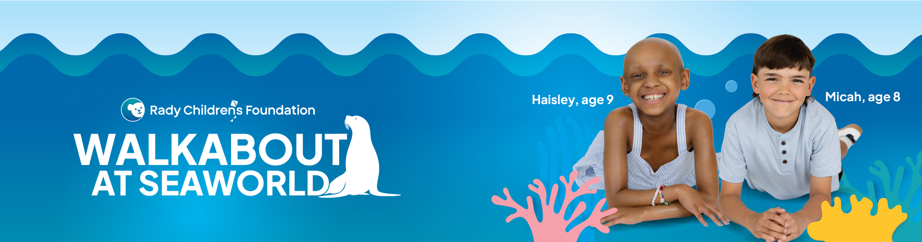 Rady Children's Health Walkabout at SeaWorld logo