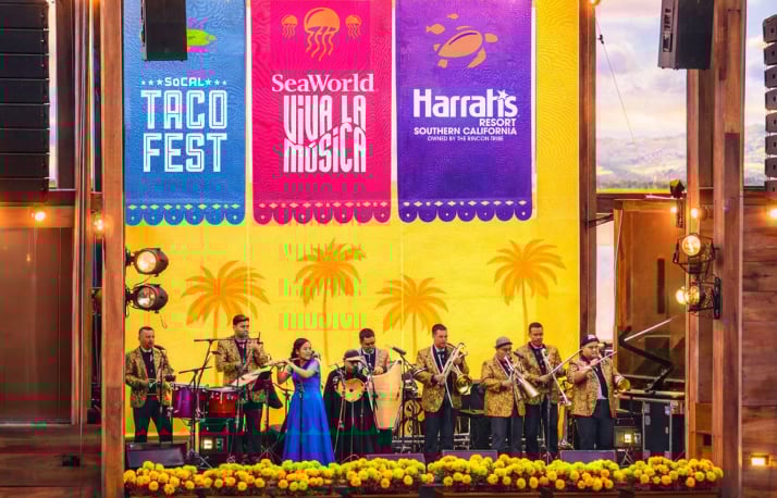 Taco Fest stage