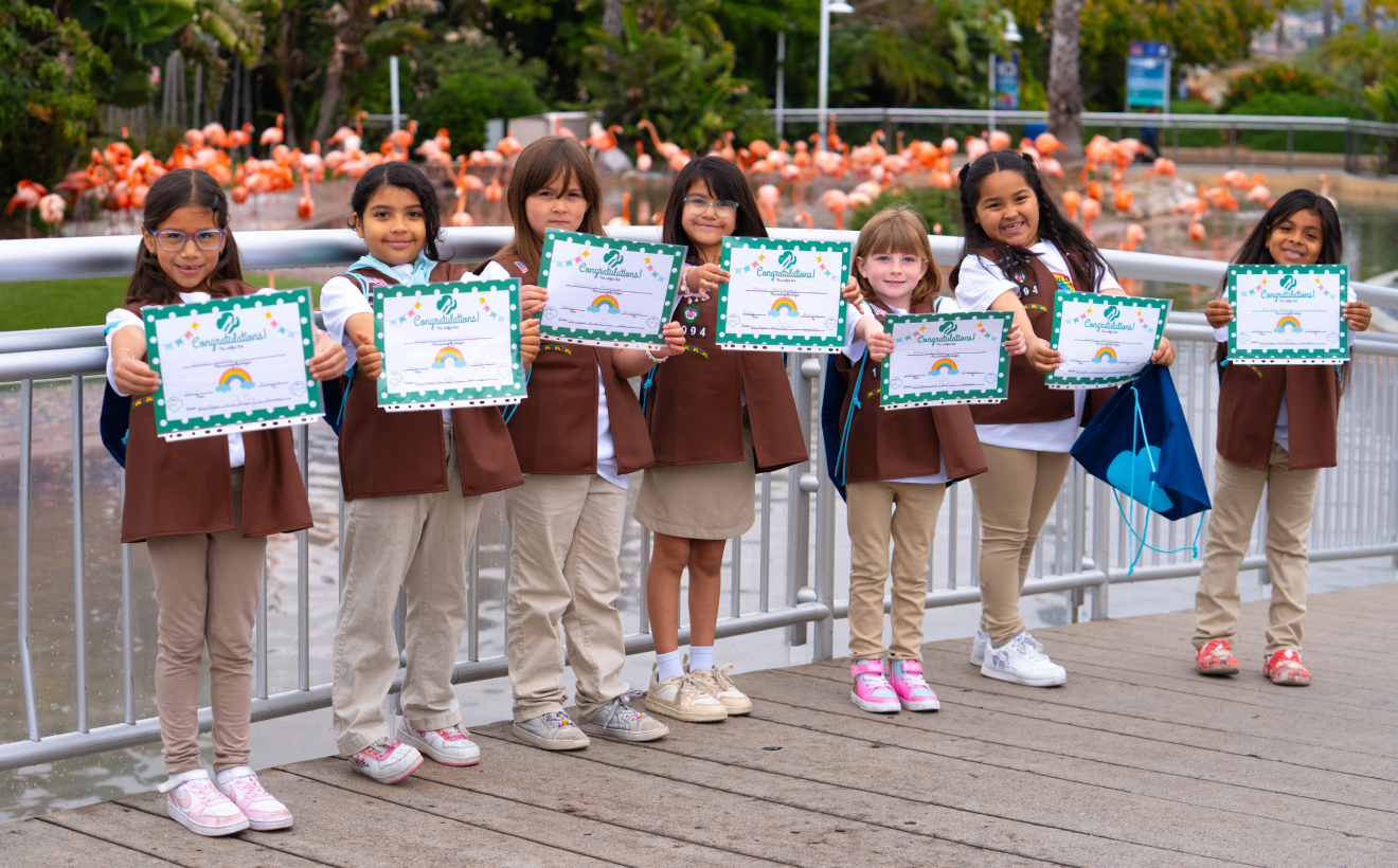 Group of Girl Scouts