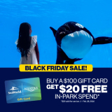 SeaWorld San Diego Black Friday Sale