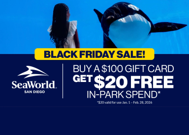SeaWorld San Diego Black Friday Sale