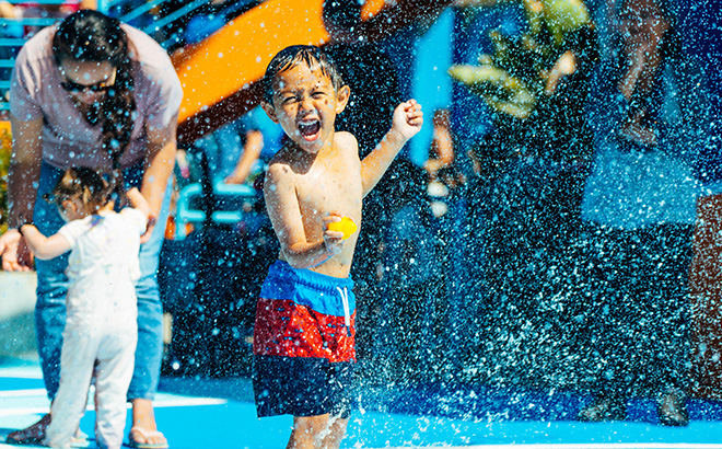 Rescue Bay Splash Zone at Rescue Jr SeaWorld San Diego