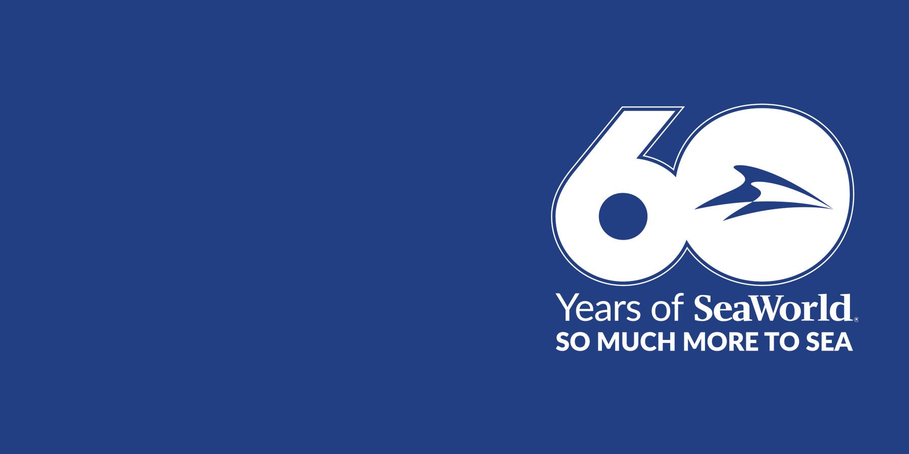 60 Years of SeaWorld So Much More to Sea logo