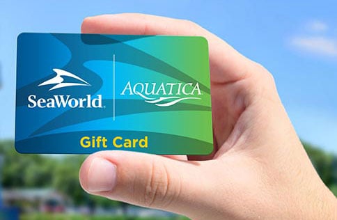 Gift cards at SeaWorld