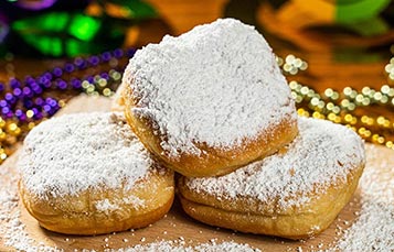 SeaWorld Mardi Gras Beignets