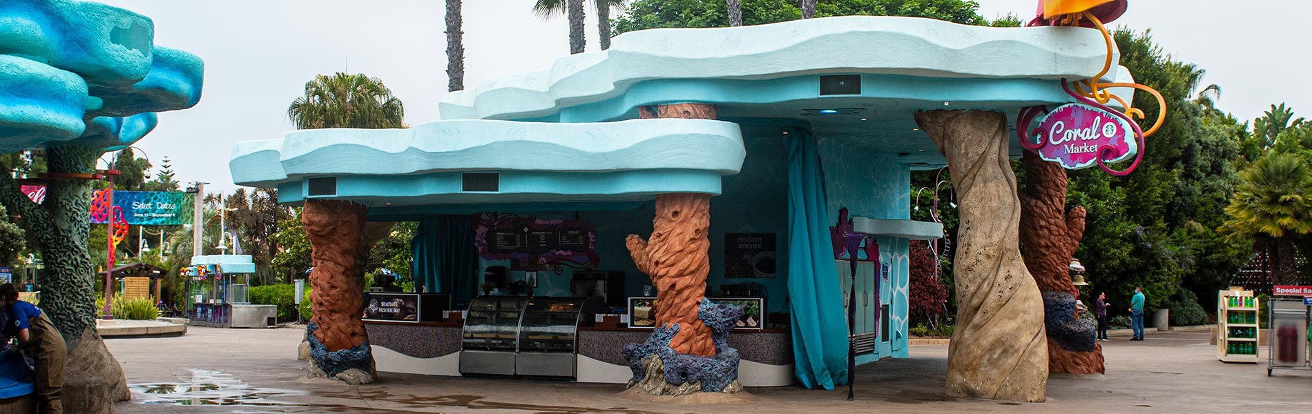 Coral Market at SeaWorld San Diego