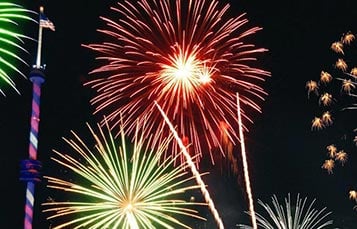 Fireworks at SeaWorld San Diego