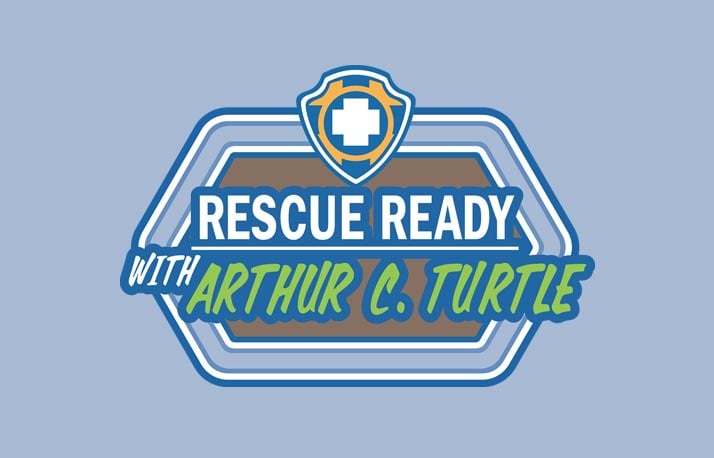 Rescue Ready with Arthur C Turtle logo