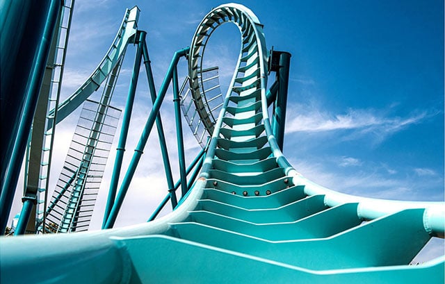 Rides and rollercoasters at SeaWorld San Diego