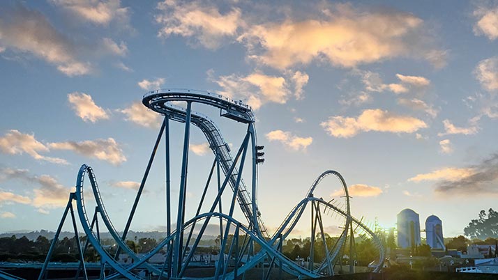 Emperor roller coaster at SeaWorld San Diego