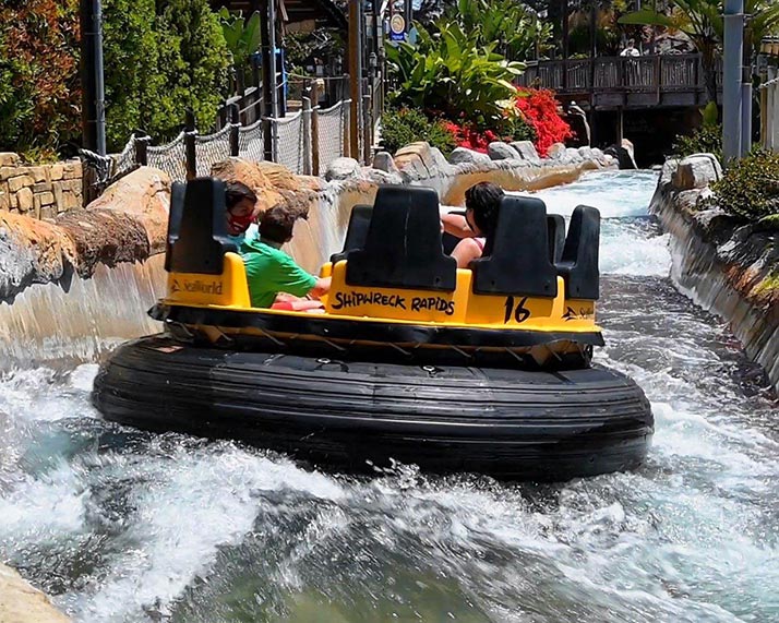 Shipwreck Rapids at SeaWorld San Diego