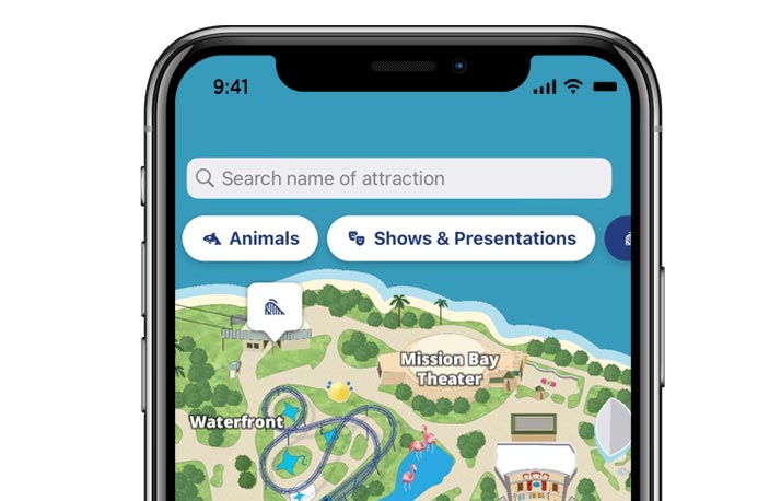 SeaWorld 39 s New Official Mobile - 714x458 Swc App Map 