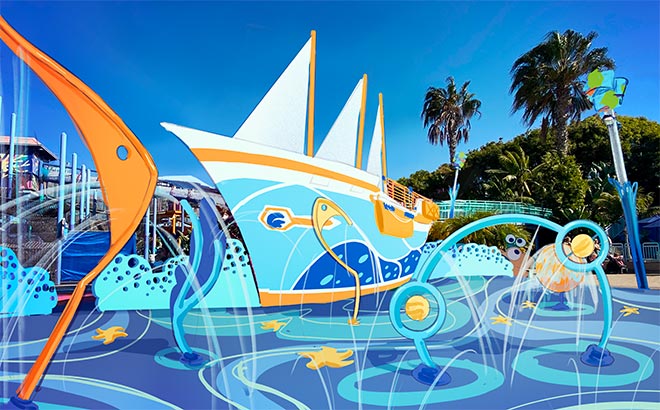 SeaWorld San Diego Rescue Jr Splash Pad Concept Artwork