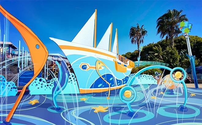SeaWorld San Diego Rescue Jr Splash Pad Concept Artwork