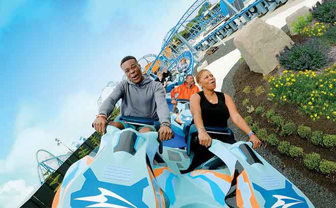 Arctic Rescue roller coaster at SeaWorld San Diego