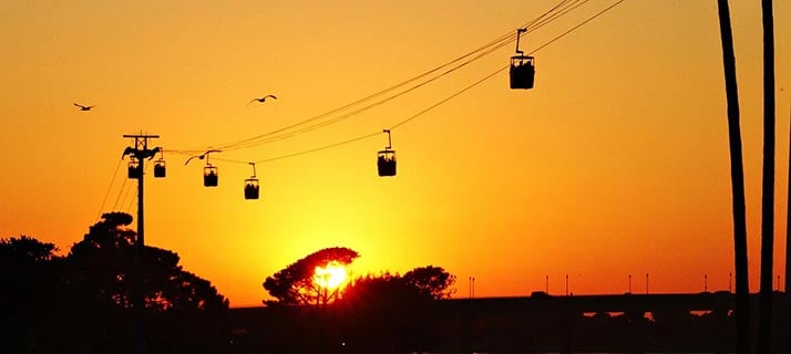 Bayside Skyride at SeaWorld San Diego
