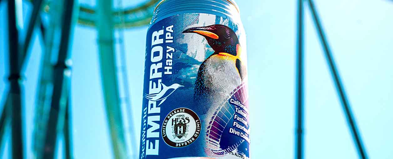 Emperor Hazy IPA beer can