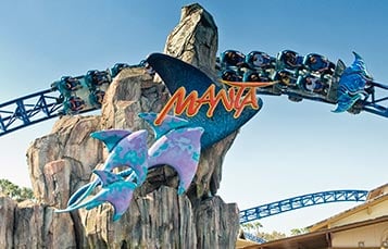 Manta Roller Coaster at SeaWorld San Diego