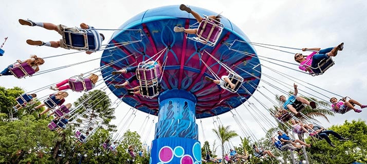 Tentacle Twirl ride at SeaWorld San Diego
