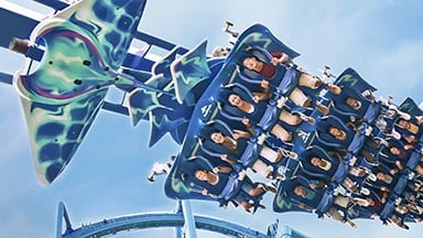 Manta roller coaster at SeaWorld Orlando