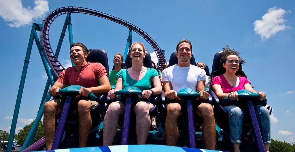 Mako, Orlando's tallest, fastest and longest roller coaster.  Ride it at SeaWorld Orlando. 